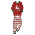 thumbnail image 4 of MASRIN Matching Pjs For Family Christmas Pajamas for Family Pjs Matching Set Family Christmas Pajamas Soft Xmas Pajamas Matching Sets Top Pants Christmas Hat Pjs, 4 of 5