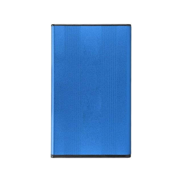 HDD Enclosure 2.5in 2TB Capacity 480Mbps Transfer Rate Aluminum Alloy With USB2.0 Transmission, Mobile Hard Disk Box High Speed HDD Case External Storage, For , Vista