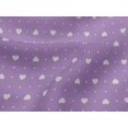 thumbnail image 4 of oneOone Viscose Jersey Fabric Dot & White Heart Print Fabric BTY 60 Inch Wide, 4 of 5