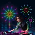 thumbnail image 3 of LSLJS 40 Touches 10+1 Lumières Symp-hon Feux d'Artifice, Bandes DEL Feux d'Artifice Couleur Rêve Changement RVB Synchronisation Musique et Son Bluetooth Lumières Feux d'Artifice avec Télécommande Bande DEL, Lumières Feux d'Artifice, 3 of 9