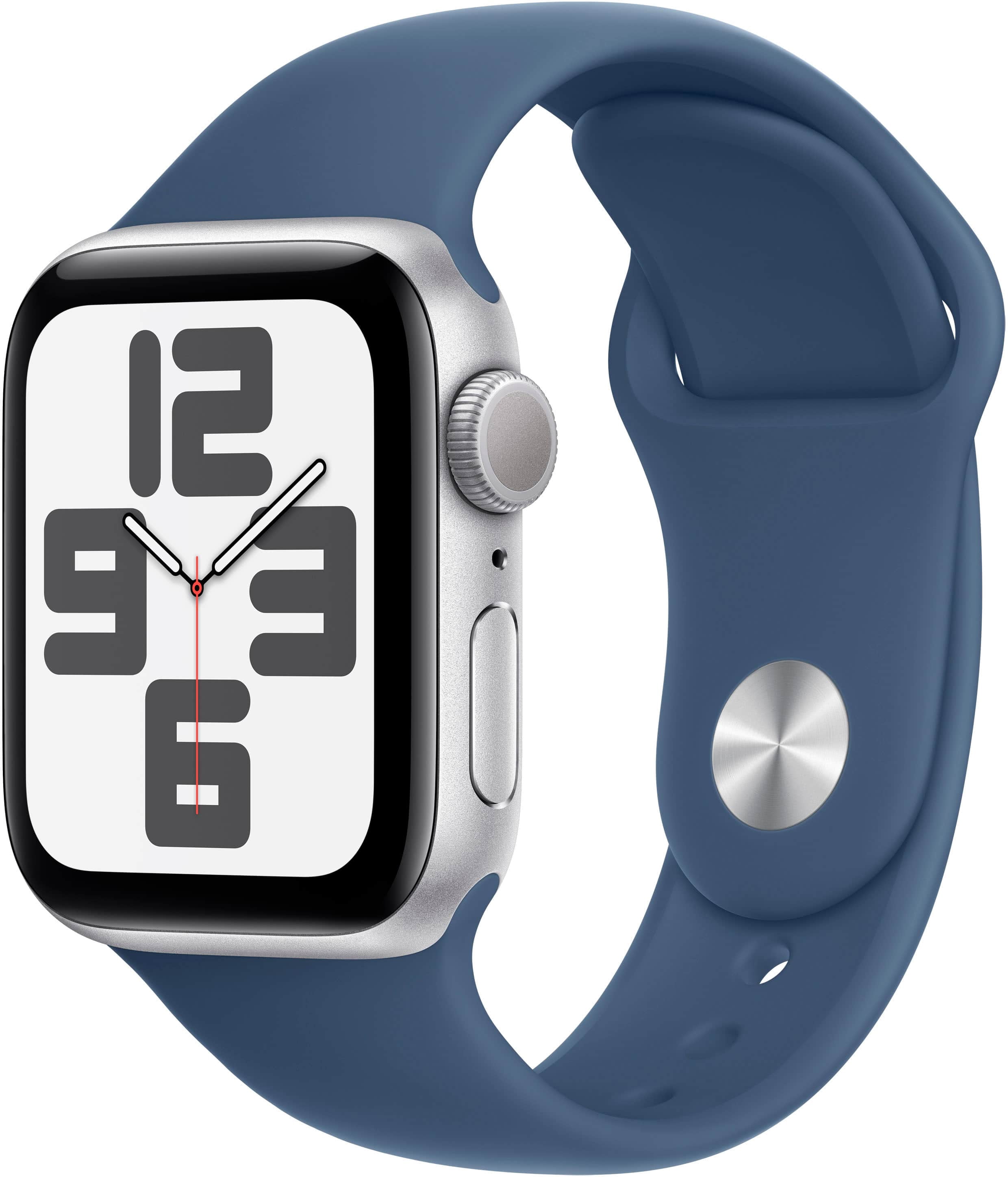 Refurbished Apple Watch SE (2022) 2nd Gen 40mm A2722 (GPS Only, No Cellular) Silver (Grade A+)