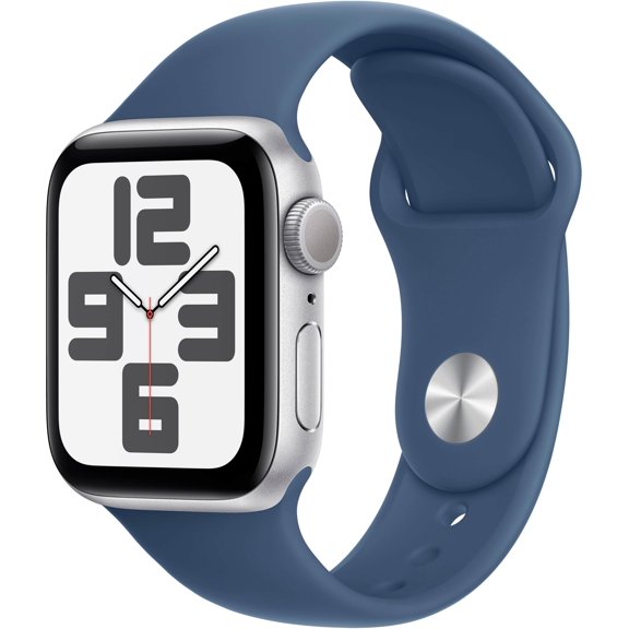 Refurbished Apple Watch SE (2022) 2nd Gen 40mm A2722 (GPS Only, No Cellular) Silver (Grade A+)