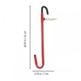 thumbnail image 2 of Car Steering Wheel to Brake Pedal Lock Auto Security Product Anti-Theft Lock Device Bright red Universal, 2 of 4