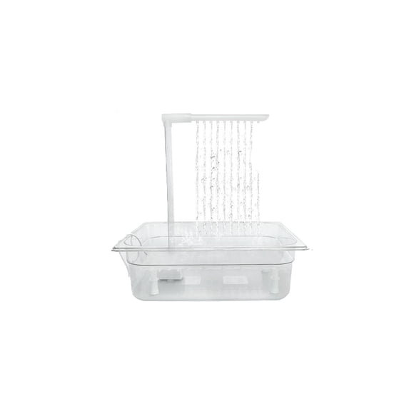 Herunwer Automatic Bird Bath Shower, USB-Powered Circulating Bath for Small and Medium Pet Birds