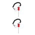 thumbnail image 2 of Dalazy Magnetic Weight Stack Pin with Pull Rope Replacement Parts Red 8x80mm 2Set, 2 of 6