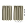 thumbnail image 3 of PRETXORVE Solid Color Curtains Living Room Bedroom Kitchen Partition Curtains Home Curtains, 3 of 3