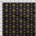thumbnail image 3 of oneOone Viscose Jersey Fabric Spiral & Floral Block Printed Craft Fabric BTY 60 Inch Wide, 3 of 4