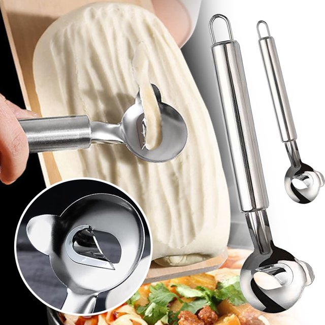 2pc Stainless Steel Noodle Cutter For Household Use Stainless Steel Manual Pasta Maker Noodle Making Tool Pasta Roller Cutter Sliced Noodles Noodles Artifact Noodle Tool