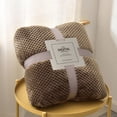 thumbnail image 2 of Tyidzon Throw Blanket Scratch Thickened Color Borlaug Sofa Blanket Flannel Blanket, 2 of 2