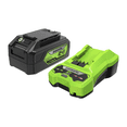 thumbnail image 1 of Greenworks Batterie 24 V 5,0 Ah et Ensemble Chargeur, 1 of 1