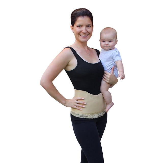 Jolly Jumper Tummy Trainer | Postpartum Abdominal Support Wrap with Adjustable Front Panel | Slimming Waist & Tummy Shaper | Machine Washable