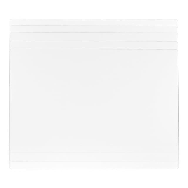 Shisuyan 5 Sheets Desk Writing Board Transparent Writing Pad Office Writing Board A3 Pad for Writing Office Pads