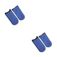 thumbnail image 2 of Transemion 2 Pieces Mobile Gaming Sweat Proof Fingertip Breathable Washable Elastic Finger Gloves Non-Scratch Accessories Blue 2Set, 2 of 6