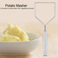thumbnail image 2 of Stainless Steel Potato Puree Masher with Handle Vegetable Mud Crusher Kitchen Gadgets, 2 of 12
