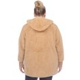 thumbnail image 3 of White Mark Cardigan à Capuchon en Peluche pour Femmes avec Poches, 3 of 6