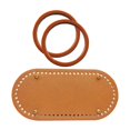 thumbnail image 1 of Ensemble de Poignées de Base en Cuir pour Sac de Crochet Tricotage DIY avec Trous, 1 of 8