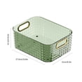 thumbnail image 1 of Agiferg Boîte de Rangement de Bureau de Luxe Léger Nouvelle Salle de Bain Salle de Bain Cuisine Cosmétiques Rouge à Lèvres Bricoles Classification Panier de Rangement Transparent, 1 of 2