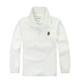 thumbnail image 2 of Chandail Polo pour Garçons, Chandail Polo Blanc, Chandails de Rugby pour Garçons, Manches Courtes, Chandails pour Tout-Petits, Tenue pour Garçons 7-8 Ans, 2 of 4