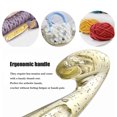 thumbnail image 3 of Huge Crochet Hook, Jumbo Crochet Hook 5 Pieces Multi Purpose  For Handicraft, 3 of 8