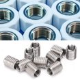 thumbnail image 3 of SNNROO 10 insert nut thread repair sleeves Threaded bushing screw deceleration conversion tool M8 female thread and M12 male thread conversion fasteners, 3 of 9