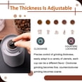 thumbnail image 4 of DAMAIE Portable Electric Burr Coffee Grinder Rechargeable, 4 of 7