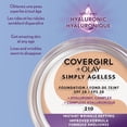thumbnail image 4 of COVERGIRL Simply Ageless Instant Wrinkle Defying Foundation with Hyaluronic Complex, Vitamin C, and Niacinamide - SPF 28, 100% Cruelty-Free, 4 of 6