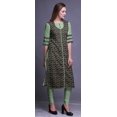 thumbnail image 3 of Bimba Kurta Droite en Rayonne Slub Imprimée Indienne Tunique à Manches 3/4 pour Femmes, 3 of 6