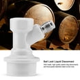 thumbnail image 2 of Ball Lock Disconnects Kit For Homebrew Beer Soda Corny Keg Liquid Connectors(White), 2 of 8