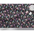 thumbnail image 3 of Soimoi Rayon Fabric Donuts Food Decor Fabric Printed Yard 56 Inch Wide, 3 of 5