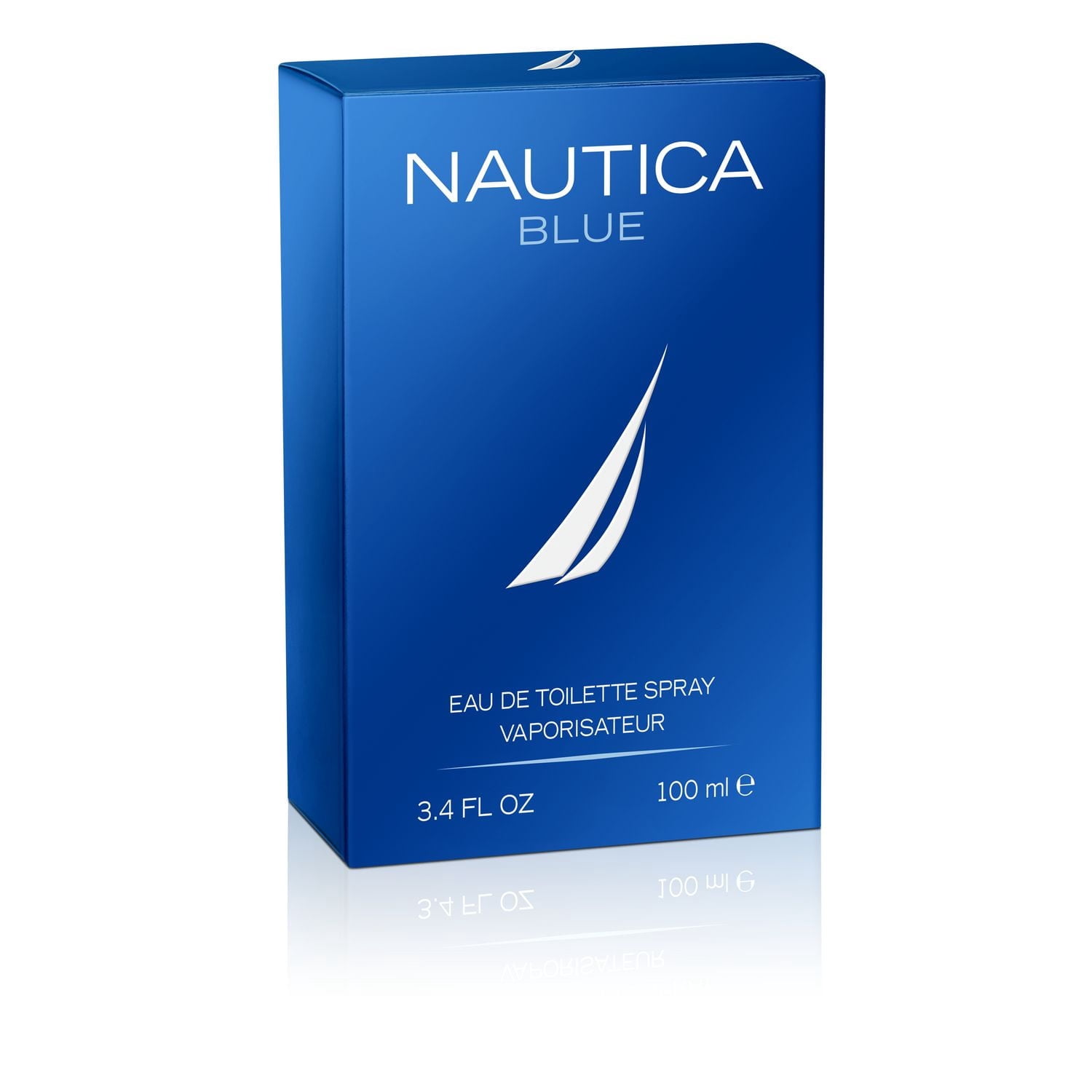 Nautica Blue Eau de toilette pour Homme, parfum frais et revigorant - Notes boisées et fruitées d'ananas, de nénuphar et de bois de santal, 100ml