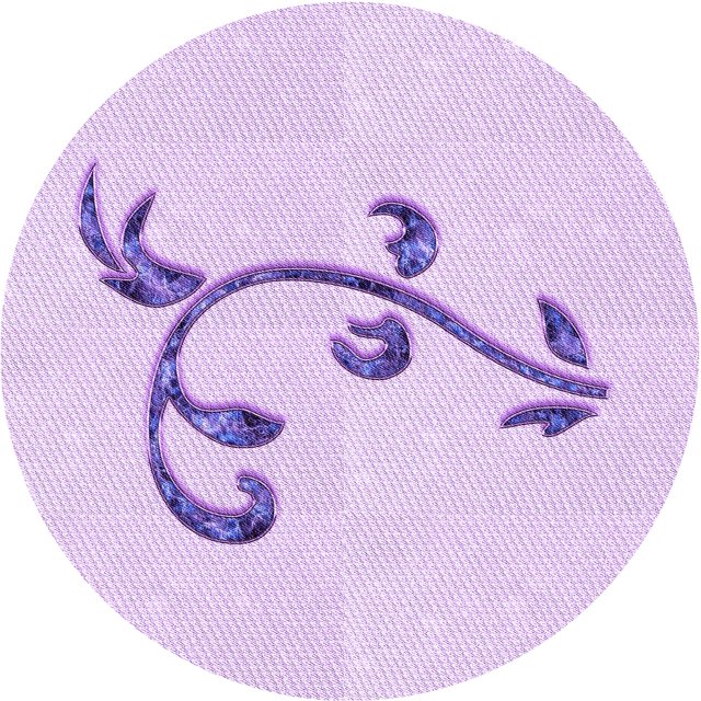 Ahgly Company Tapis d'Intérieur Rond Lavable en Machine Transitionnel Lilas Violet Vif, 3 Pieds Rond