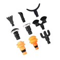 thumbnail image 1 of facefd 9x Massage Heads Plug-N-Play Massage Attachments Massage Massager Tools Point Vibration, 1 of 9