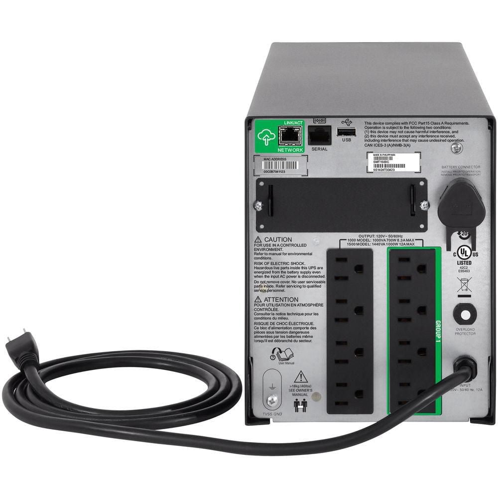 APC Smart-UPS 1500VA LCD 120V with SmartConnect