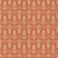 thumbnail image 1 of Ahgly Company Tapis d'Intérieur Lavable à la Machine, Carré, Transitionnel, Orange, Tapis de Zone, 7 Pieds Carré, 1 of 7