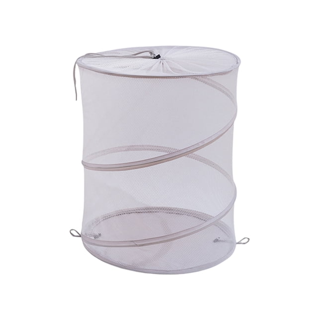 Home Textile Storage Mesh Hamper for Laundry and Clothes Organization In Kids Rooms Dorms and Travel