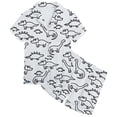 thumbnail image 2 of Hiiyo Pajamas for Girls Dinosaur Print Button-Down Sleepwear Set, 2-Piece, Sizes 2-13T, 2 of 4