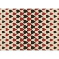 thumbnail image 1 of Ahgly Company Machine Washable Indoor Rectangle Transitional Deep Peach Orange Area Rugs, 3' x 5', 1 of 7