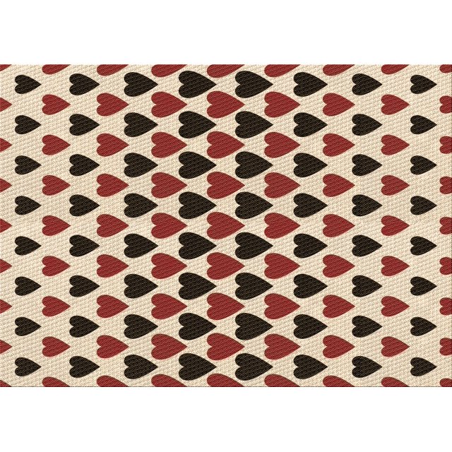 Ahgly Company Machine Washable Indoor Rectangle Transitional Deep Peach Orange Area Rugs, 3' x 5'