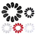 thumbnail image 2 of facefd 12 Pieces Waterproof PU Leather Golf Iron Head Cover Headcover Set Silver, 2 of 5