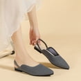 thumbnail image 1 of Cameland Women Knitting Fabric Flats Slingbacks Comfort Walking Work Shoes, 1 of 3