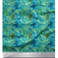 thumbnail image 1 of Soimoi Cotton Duck Fabric Tropical Leaves Print Fabric by Yard 56 Inch Wide, 1 of 5
