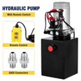 thumbnail image 3 of Double Acting Hydraulic Power Unit 12V 10.5 Quart Car Lift Hydraulic Pump Power Unit, Hydraulic Pumps with 10L Steel Tank, Car Lift Hydraulic Power Unit for Auto Repair, 3 of 9