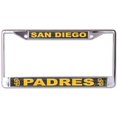 thumbnail image 1 of San Diego Padres Laser Chrome License Plate Frame, 1 of 1