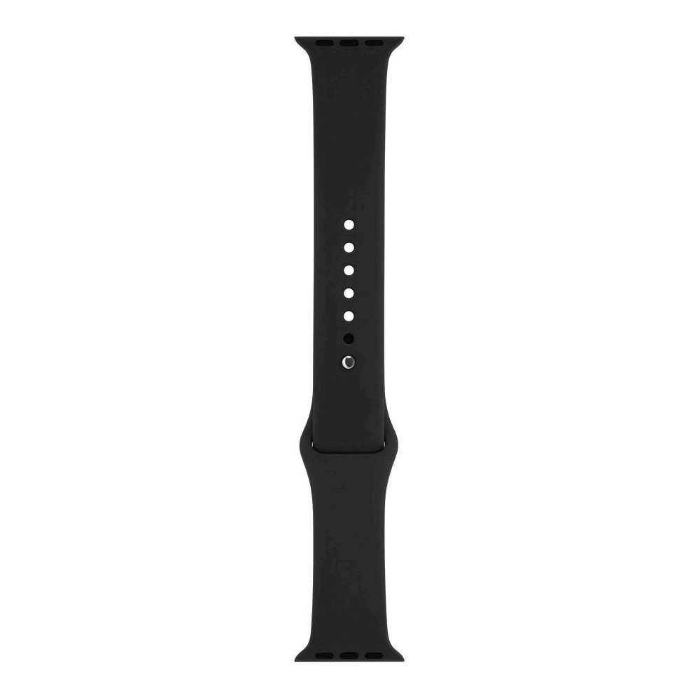 Refurbished Apple Watch Sport Band 38mm Black, Adult Unisex