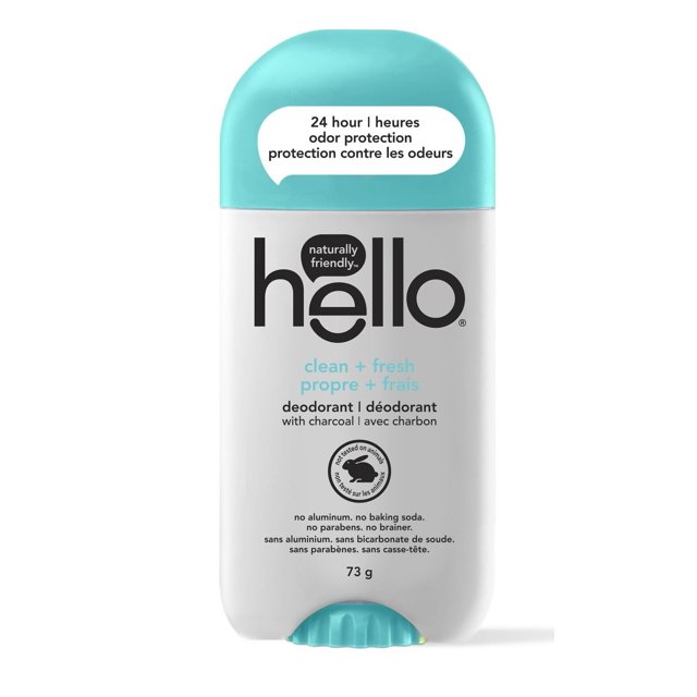 hello propre + frais déodorant avec charbon