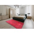 thumbnail image 4 of Ahgly Company Tapis Rectangulaire Intérieur Traditionnel Persan Rouge, 7 Pieds x 9 Pieds, 4 of 6