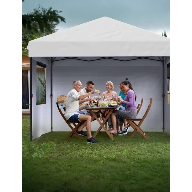 10'x10' Portable Pop - up Canopy Tent with 210 D Ox