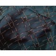thumbnail image 4 of oneOone Silk Tabby Fabric Check Ikat Print Fabric BTY 42 Inch Wide, 4 of 4