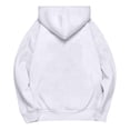 thumbnail image 4 of IMENGL Oversized Winter cotton hooded pullover sweatshirt, White 2XL, Size M-5XL, 4 of 5