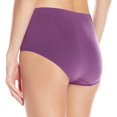 thumbnail image 2 of Bali Womens One Smooth U All Around Smoothing Brief, 8, Berry Bunch, 2 of 2